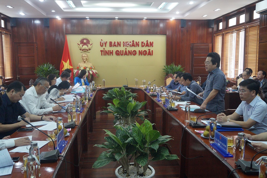 Đoàn công tác của Bộ Nông nghiệp và PTNT làm việc tại Quảng Ngãi về hỗ trợ khôi phục sản xuất