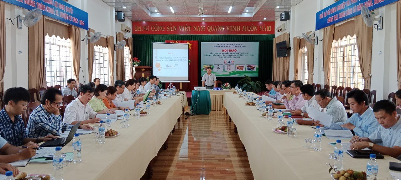 Hội thảo hoàn thiện Đề án Chương trình mỗi xã một sản phẩm (OCOP) tỉnh Quảng Ngãi giai đoạn 2021-2025