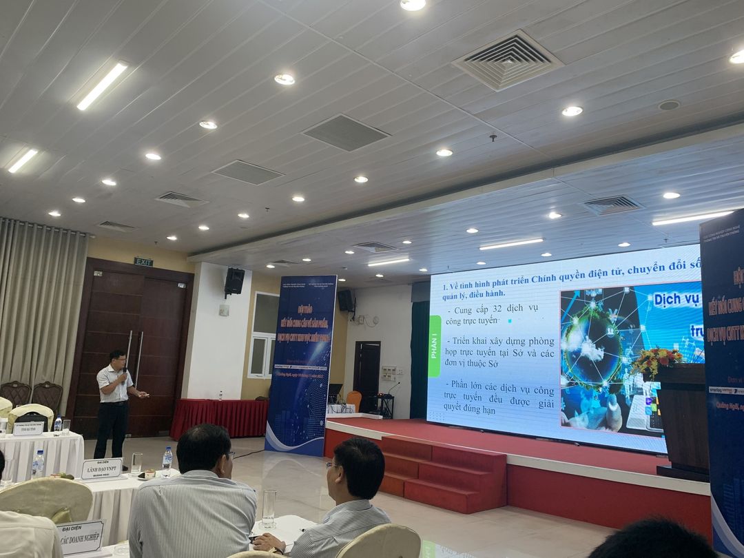 Hội thảo “Kết nối cung cầu về sản phẩm, dịch vụ công nghệ thông tin khu vực Miền Trung”.