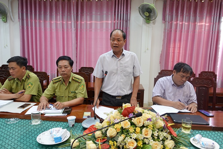 Kiểm tra công tác phòng cháy, chữa cháy rừng mùa khô năm 2024 trên địa bàn huyện Minh Long