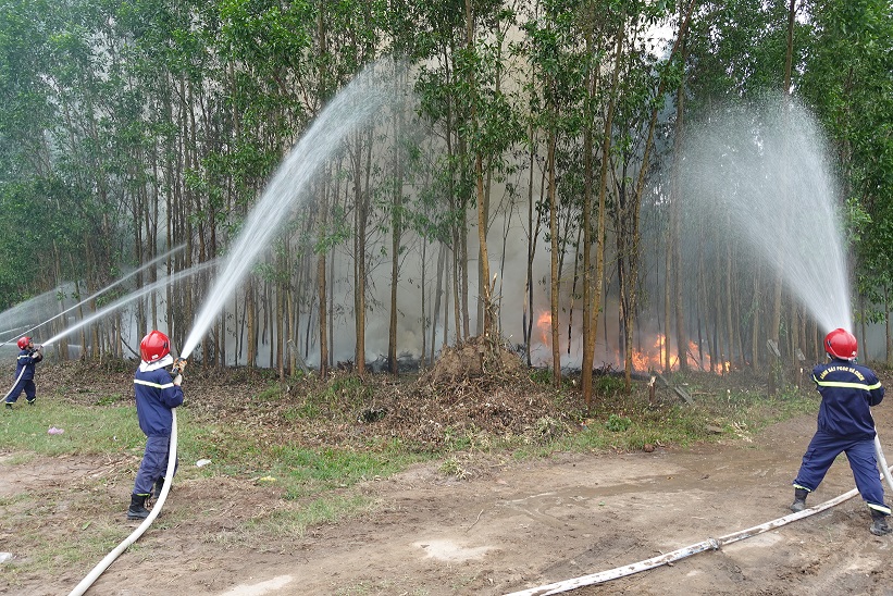 Lễ phát động “Toàn dân tham gia công tác phòng cháy, chữa cháy rừng” và Diễn tập PCCCR năm 2024