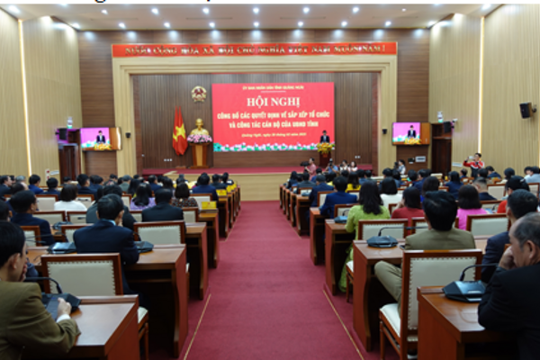 Đồng chí Hồ Trọng Phương được bổ nhiệm giữ chức Giám đốc Sở  Nông nghiệp và Môi trường