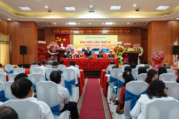 Đại hội Hội Thủy lợi tỉnh Quảng Ngãi lần thứ VI: Phát huy vai trò tư vấn, phản biện, ứng dụng khoa học kỹ thuật phục vụ phát triển ngành thủy lợi