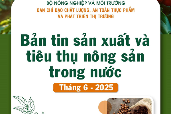 Bản tin phân tích thị trường xuất nhập khẩu nông sản tháng 6 năm 2025