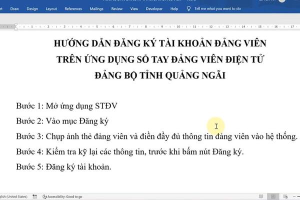 Hướng dẫn đăng ký tài khoản đảng viên