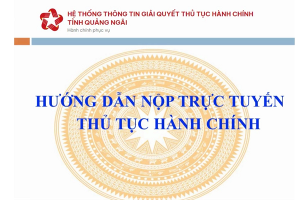 Hướng dẫn nộp hồ sơ trực tuyến