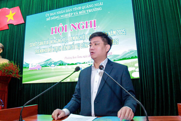 Sơ kết sản xuất nông, lâm nghiệp và thủy sản năm 2025; triển khai kế hoạch sản xuất vụ Đông Xuân 2025 - 2026