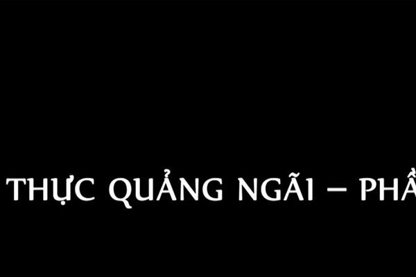 Ẩm thực phía tây Quảng Ngãi: cơm lam gà nướng thoảng vị núi rừng; xôi  măng, cá kho đậm đà hương núi; bún nước, mộc mạc từ hạt ngọc trời; gỏi lá, bức tranh của núi rừng.