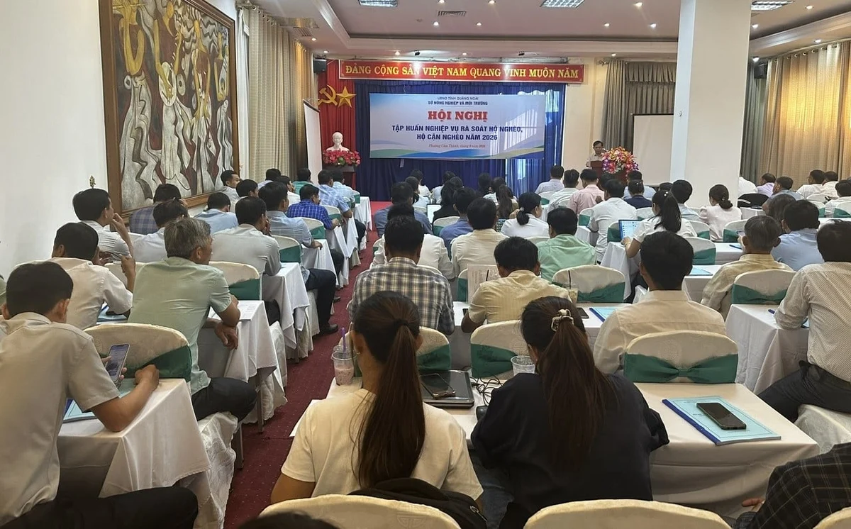 Tập huấn rà soát hộ nghèo, hộ cận nghèo năm 2026 trên địa bàn tỉnh